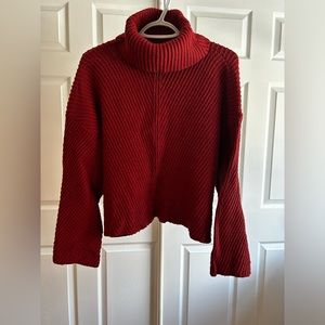 Cupcakes and Cashmere Crop Turtleneck